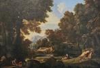 Dughet Gaspard (1615-1675) - Repos au bord de leau, Antiek en Kunst, Kunst | Schilderijen | Klassiek