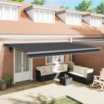 vidaXL Automatische Inklapbare Luifel Anthraciet 500x300 cm, Tuin en Terras, Zonneschermen, Verzenden, Nieuw