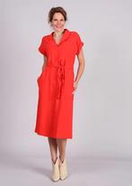 -55% Moss Copenhagen  Moss Copenhagen Imila selia ss jurk mi, Verzenden, Nieuw, Rood