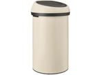 Brabantia Touch Bin Prullenbak - 60 liter - Soft Beige, Verzenden, Zo goed als nieuw