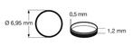 fleischmann 948005 Tractiebandje per stuk N Outer diameter, Overige merken, Gelijkstroom, Verzenden, Overige typen