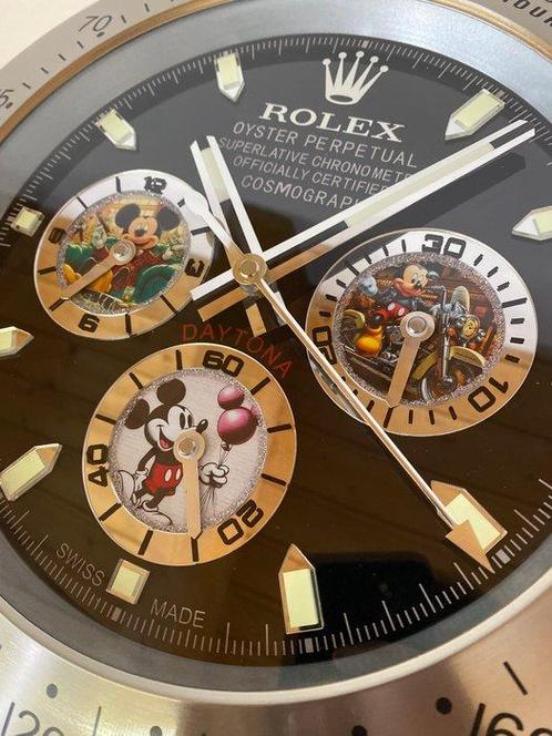 MVR - Rolex Daytona Mickey Mouse Wall Clock, Antiek en Kunst, Kunst | Schilderijen | Modern