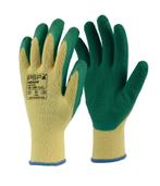 Werkhandschoenen PSP 10-140 Allround Latex Grip, Groen/Geel, Heren, Nieuw, Ophalen of Verzenden, Handschoenen