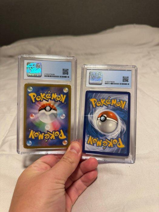 Pokémon - 2 Graded card - Charizard, Dialga 153/172; 086/067, Hobby en Vrije tijd, Verzamelkaartspellen | Pokémon