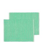 HEMA Placemats 35x45 ribbel - 2 stuks, Verzenden, Nieuw