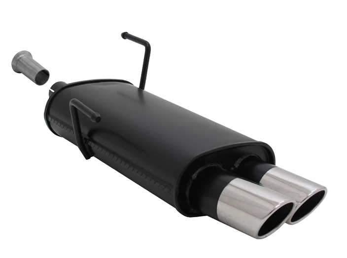 Novus sportuitlaat Peugeot 206 206CC 2x76mm SR, Auto-onderdelen, Uitlaatsystemen, Nieuw, Verzenden