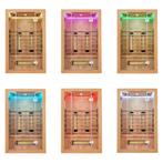 Infraroodcabine / Sauna Kiruna - 120x105x190 cm - Incl. LED, Verzenden, Nieuw