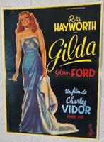 Gilda (1946 RR1972) Rita Hayworth - French poster cinema, Verzamelen, Nieuw