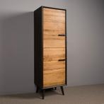 *WOONWINKEL* Tower Living Bresso Smalle Wandkast Eiken Links, Huis en Inrichting, Kasten | Wandmeubels, Verzenden, Nieuw
