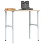vidaXL Werkbank rechthoekig 100x60x(71,5-98) cm massief, Doe-het-zelf en Verbouw, Werkbanken, Verzenden, Nieuw