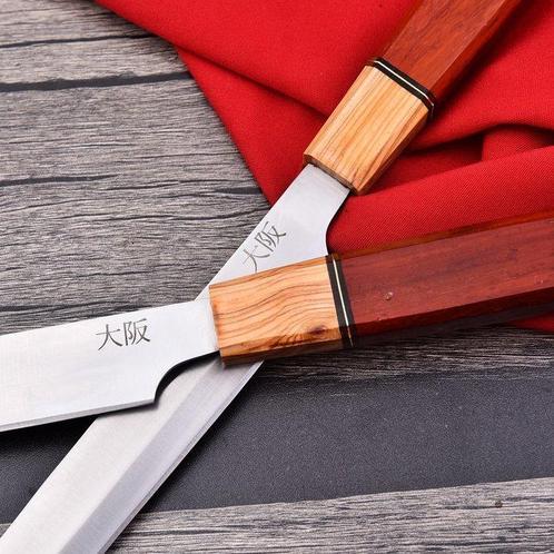 Keukenmes - Chefs knife - Japanse stijl-PT-45 - Hout, Staal, Antiek en Kunst, Antiek | Keukenbenodigdheden