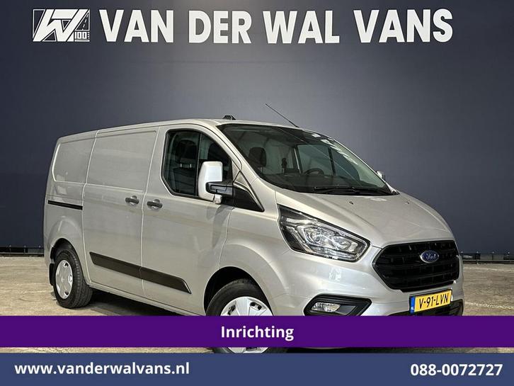 Ford Transit Custom | 2.0 TDCI 131pk L1H1 Inrichting Euro6, Auto's, Bestelauto's, Dealer onderhouden, Te koop, Handgeschakeld