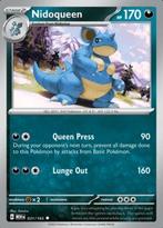 Nidoqueen 031/165 reverse holo pokemon 151, Hobby en Vrije tijd, Verzamelkaartspellen | Pokémon, Ophalen of Verzenden, Nieuw, Losse kaart