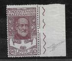 Koninkrijk Italië 1922 - Mazzini 40 c. met filigrana grote, Gestempeld