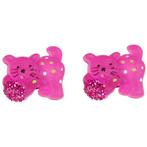 Kinderoorbelletjes poesjes Donkerroze NIEUW, Ophalen of Verzenden, Nieuw, Roze