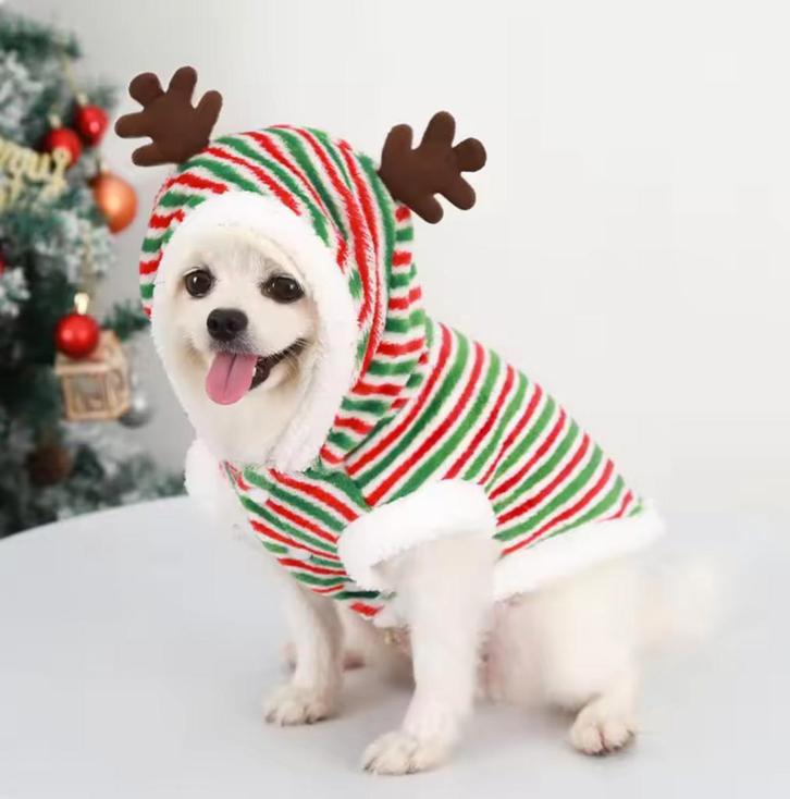 Kerst Outfit voor kleine hondjes - Kerstkleding Hond RUDO..., Dieren en Toebehoren, Hondenkleding, Overige hondenkleding, Nieuw