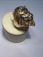 Ring - 18 karaat Geel goud - 0.10ct. tw. - Anello Leone 18k, Sieraden, Tassen en Uiterlijk, Ringen, Nieuw