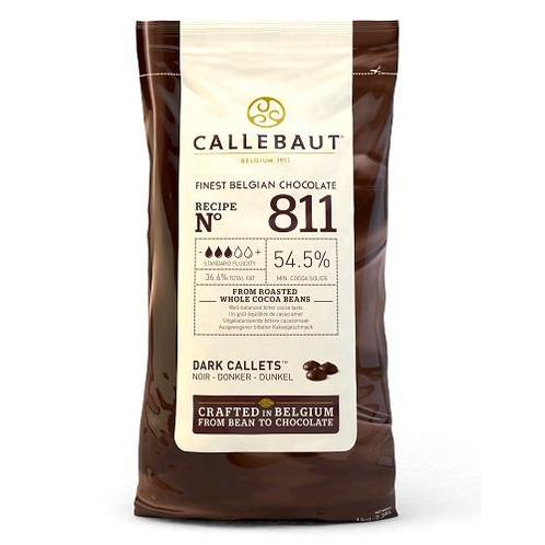 Callebaut Chocolade Callets Puur (811) 10 kg, Hobby en Vrije tijd, Taarten en Cupcakes maken, Nieuw, Verzenden