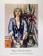 Max Beckmann - Quappi in blue with lilies, 1944 - Artprint -, Antiek en Kunst