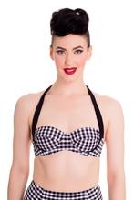 Hell Bunny, Elise Bikini in Black White Gingham small/ mediu, Kleding | Dames, Badmode en Zwemkleding, Verzenden, Nieuw