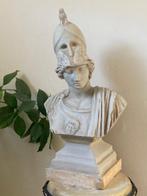 sculptuur, Busto Atena - 40 cm - materiale marmorina van, Antiek en Kunst