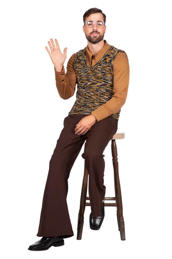 Retro Jaren 70 Outfit Heren, Kleding | Heren, Carnavalskleding en Feestkleding, Nieuw, Ophalen of Verzenden