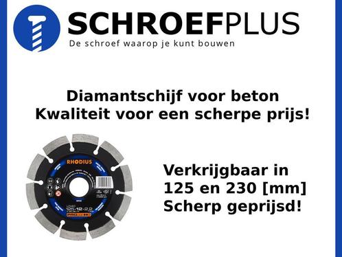 Diamantschijven 125 mm en 230 mm al vanaf € 13,49 incl. btw, Doe-het-zelf en Verbouw, Gereedschap | Slijpmachines, Haakse handslijpmachine