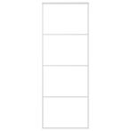 Schuifdeur Mat Glas - Witte Frame - OP=OP - Ruimtebesparend!, Minder dan 80 cm, Binnendeur, Nieuw, Ophalen of Verzenden