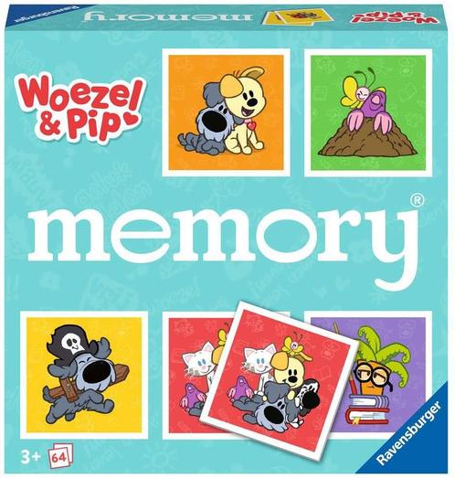 Woezel & Pip - Memory | Ravensburger - Kinderspellen, Hobby en Vrije tijd, Gezelschapsspellen | Kaartspellen, Nieuw, Verzenden