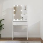 Kaptafel met LED Verlichting - retourdeal - Make-up Tafel..., Huis en Inrichting, Tafels | Kaptafels, 100 tot 150 cm, Nieuw, Hout