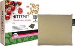 Treets Hittepit Eco kersenpitkussen - vierkant - Bruin, Verzenden, Nieuw