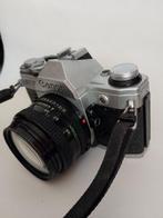 Canon AE-1 + FD 1,8/50mm Analoge camera, Audio, Tv en Foto, Fotocamera's Analoog, Nieuw