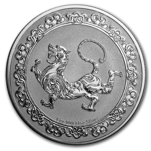 Niue - Celestial Animals White Tiger - 1 oz 2019, Postzegels en Munten, Munten en Bankbiljetten | Verzamelingen, Munten, Verzenden
