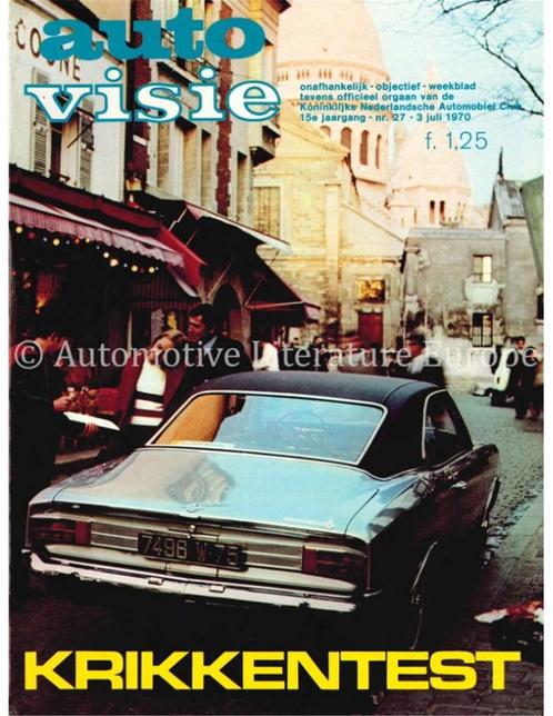 1970 AUTOVISIE MAGAZINE 26 NEDERLANDS, Boeken, Auto's | Folders en Tijdschriften