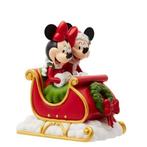 Mickey en Minnie Mouse in Kerstslee 17 cm, Verzamelen, Disney, Nieuw, Ophalen of Verzenden