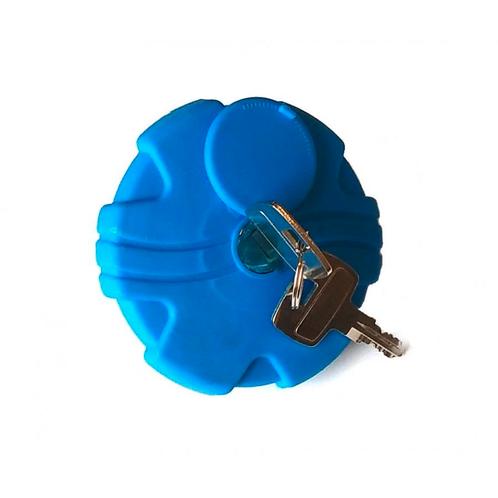 Tankdop met slot - 91mm - Blauw, Auto diversen, Overige Auto diversen, Ophalen of Verzenden