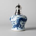 Theekistje / doosje - Porselein - Qing (1644-1911)