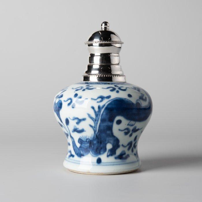 Theekistje / doosje - Porselein - Qing (1644-1911), Antiek en Kunst, Antiek | Overige Antiek