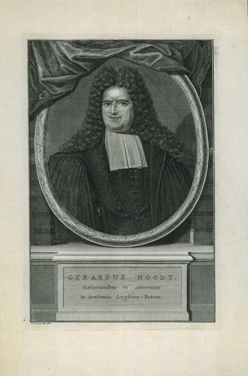 Portrait of Gerhard Noodt, Antiek en Kunst, Kunst | Etsen en Gravures