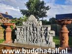 Buddha tempel muur borobudur yogyakarta indonesia. boeddha, Tuin en Terras, Tuinbeelden, Nieuw, Steen, Ophalen of Verzenden, Boeddhabeeld