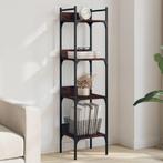 vidaXL Boekenkast 4-laags 35x30x138,5 cm bewerkt hout, Verzenden, Nieuw, Overige houtsoorten