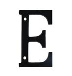 Letter E Klein IJzer zwart 75 mm, Verzenden, Nieuw