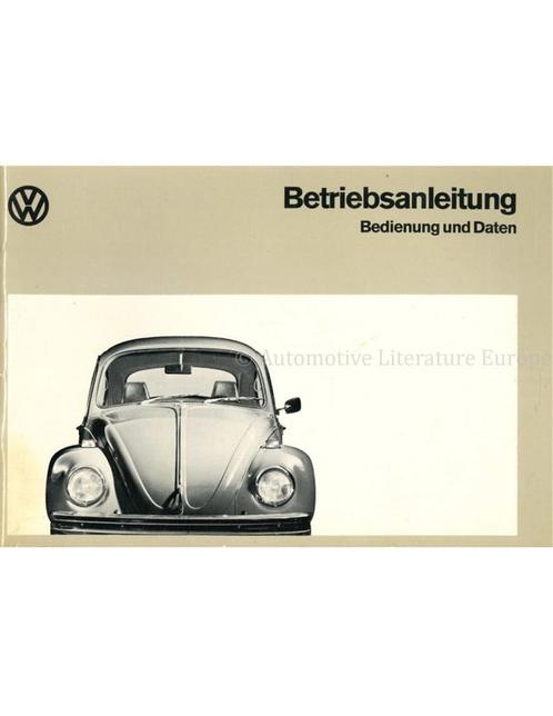 1973 VOLKSWAGEN KEVER INSTRUCTIEBOEK DUITS, Auto diversen, Handleidingen en Instructieboekjes