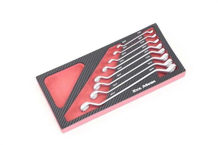 TM 8 Delige Ringsleutelset  foam carbon look inlay, Auto diversen, Autogereedschap, Nieuw, Verzenden