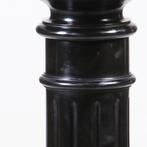 Zwart gepolitoerde zuil met cannelures ca 1875 Hollands No32, Ophalen of Verzenden