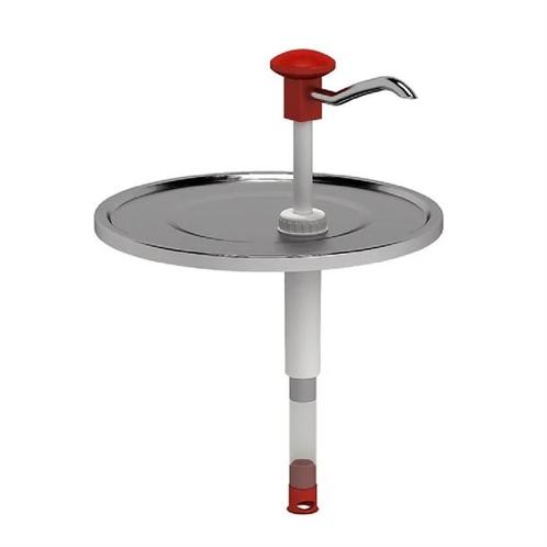 Emmerdispenser 10 liter met drukknopbediening, | RVS 18/10, Zakelijke goederen, Horeca | Overige, Verzenden
