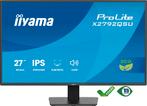 Iiyama ProLite X2792QSU-B1 Zwart - 27 monitor Doosschade, Computers en Software, Iiyama, IPS, Refurbished, Ophalen of Verzenden