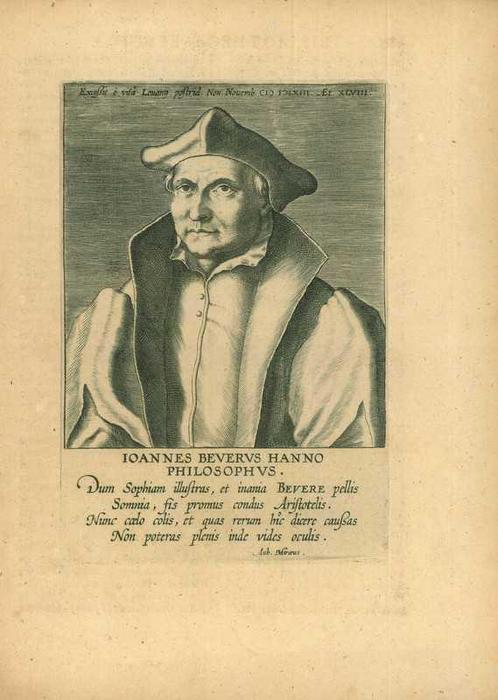 Portrait of Johannes Bever, Antiek en Kunst, Kunst | Etsen en Gravures