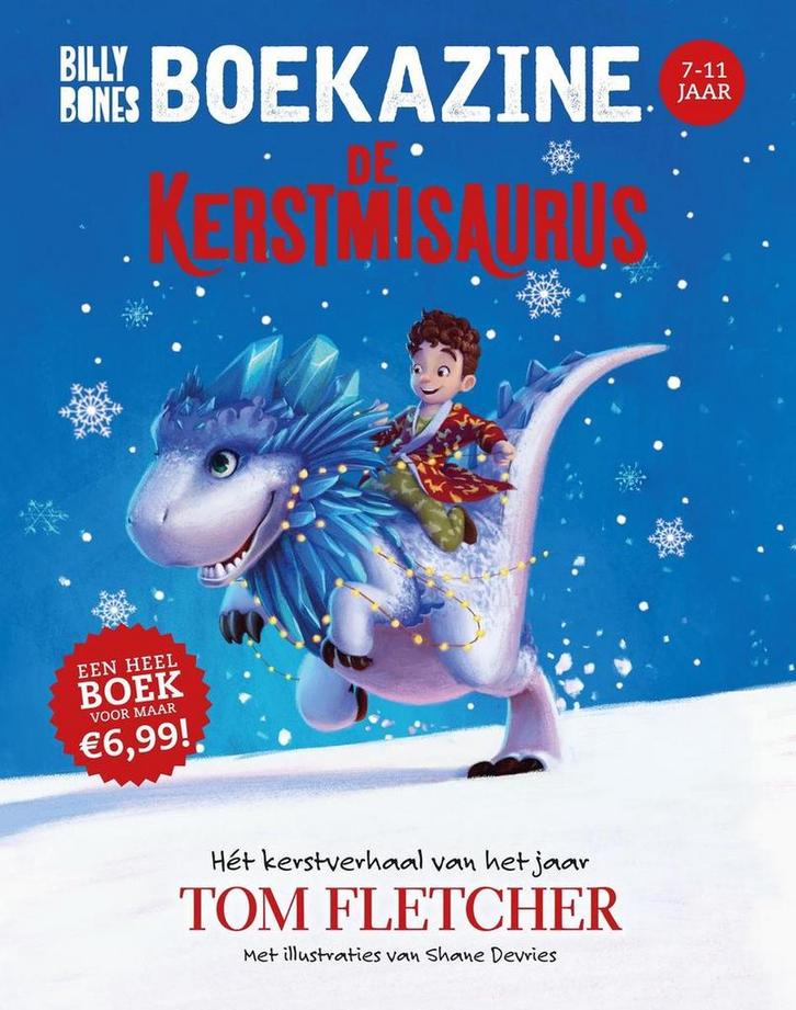 BILLY BONES DE KERSTMISAURUS 0001 8710823005572 Meis & Maas, Boeken, Overige Boeken, Gelezen, Verzenden
