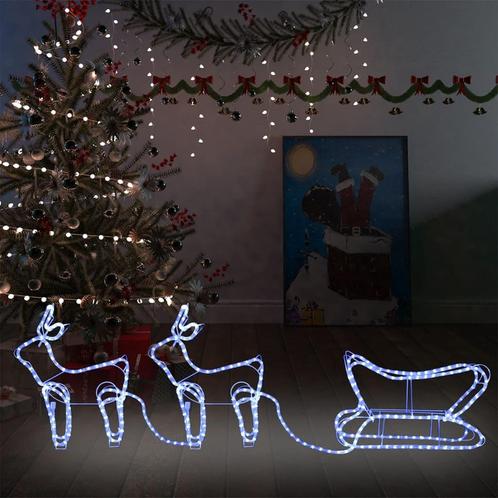vidaXL Buitenkerstversiering rendier en slee 576 LEDs, Diversen, Kerst, Nieuw, Verzenden